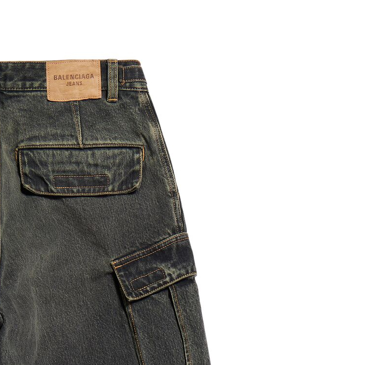 Balenciaga Jeans Unisex Black - POIZON