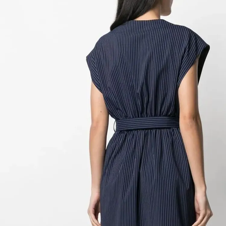 BAUM UND PFERDGARTEN Short Sleeved Dresses Women's Blue-5