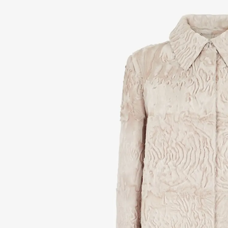 FENDI Coats Women's Beige-4
