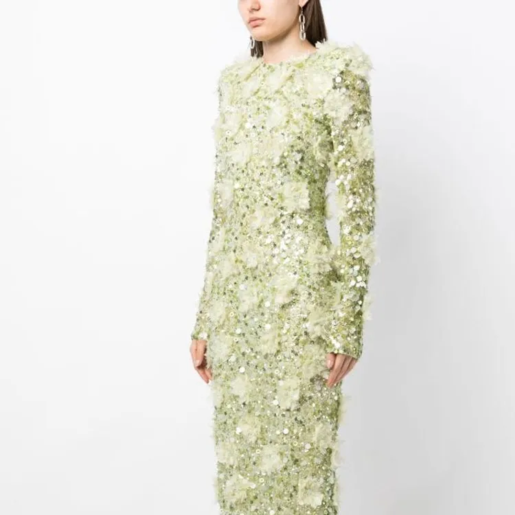 RACHEL GILBERT Karla Embellished Gown Dress-5