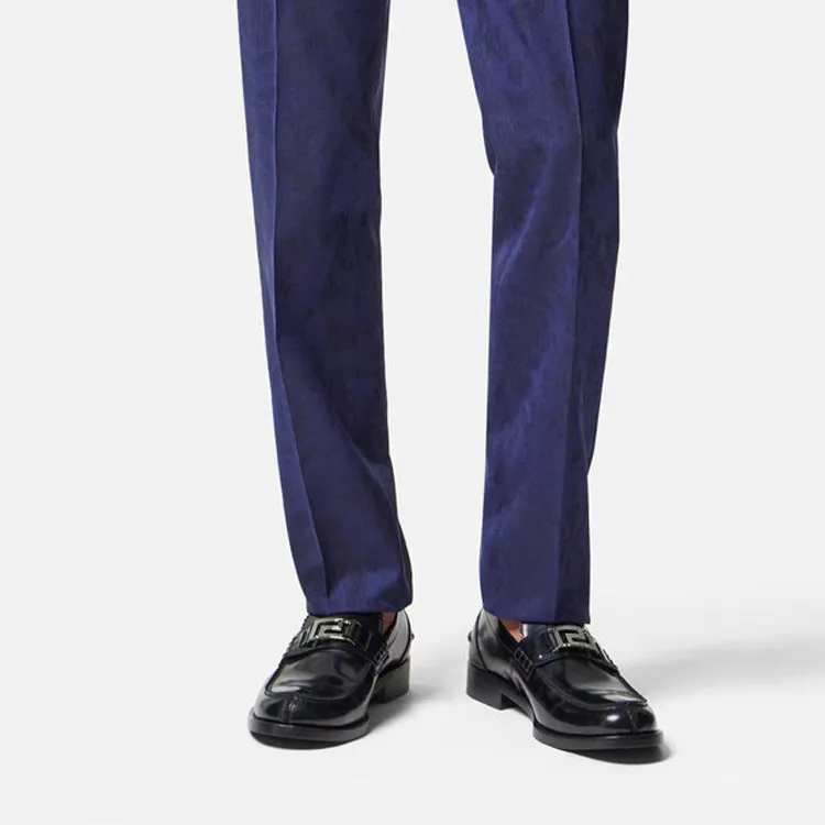 VERSACE Casual Pants Men's Blue-4