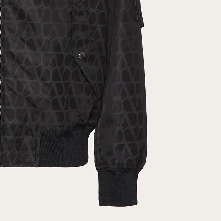 Valentino Toile Iconographe Zip Up Bomber Jacket-5