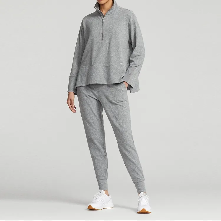 Polo Ralph Lauren FW23 Knitted Sports Pants Women's Gray-1
