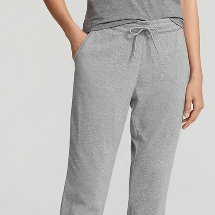 Polo Ralph Lauren FW23 Knitted Sports Pants Women's Gray-5