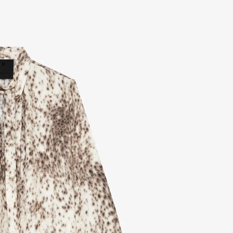 Givenchy Leopard print Silk Blouse-4