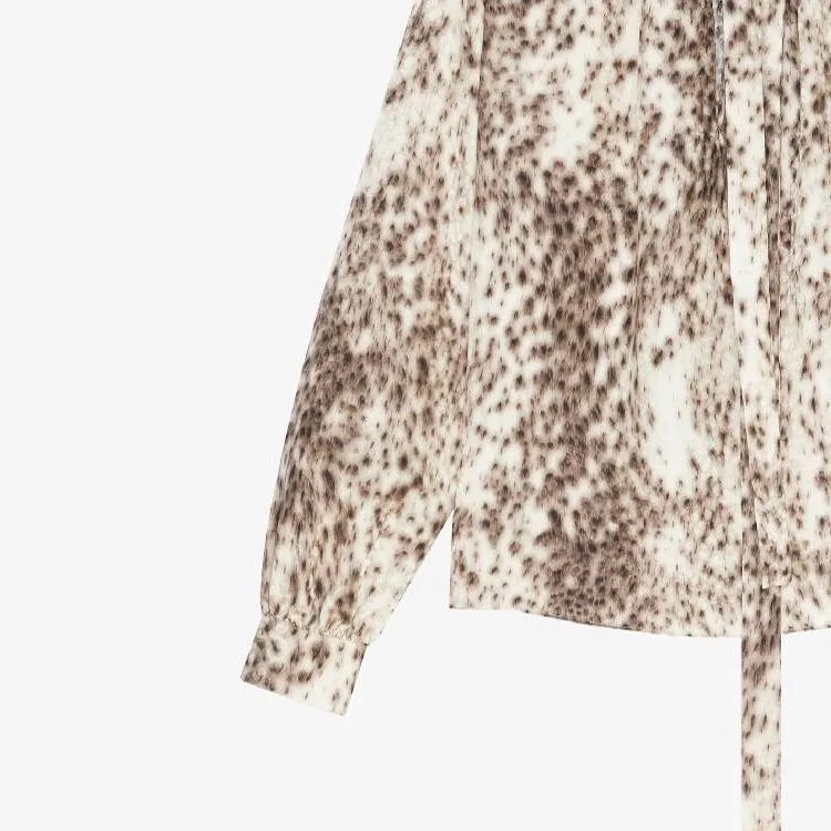 Givenchy Leopard print Silk Blouse-5