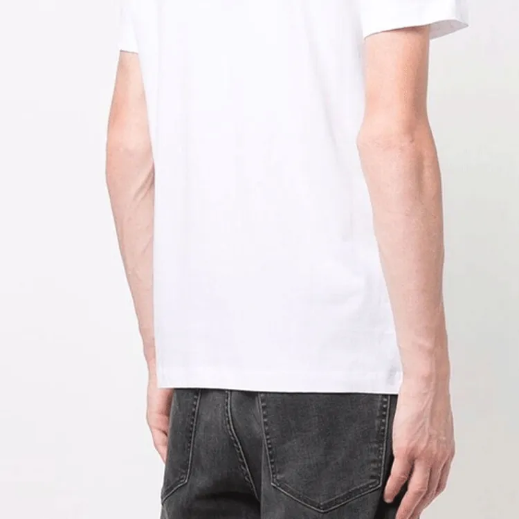 EMPORIO ARMANI Pima jersey T shirt With Logo Print-4