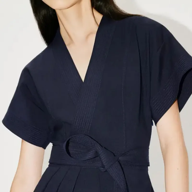 KENZO Kimono Flared Cut Mini Dress-5