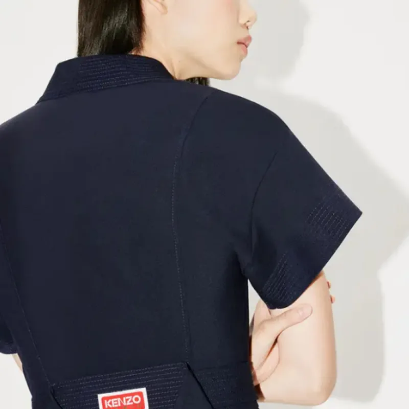 KENZO Kimono Flared Cut Mini Dress-6