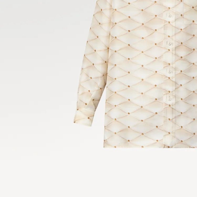 LOUIS VUITTON 3D Malletage Print Pajama Shirt-3