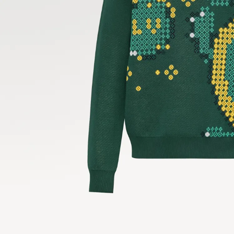 LOUIS VUITTON SS24 Sweatshirt Men's Green-5