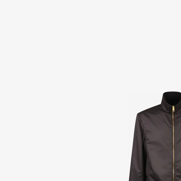 BALLY Logo appliqué High neck Windbreaker-3