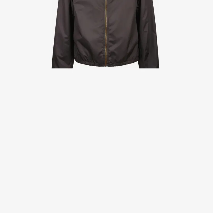 BALLY Logo appliqué High neck Windbreaker-4