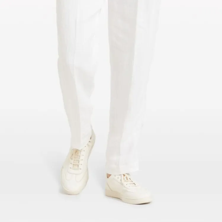 Brunello Cucinelli Elasticated Waistband Drawstring Pants-4