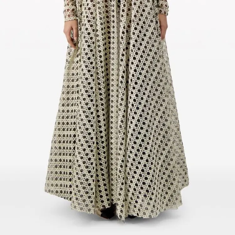 Giambattista Vall Macramé Silk Gown-3