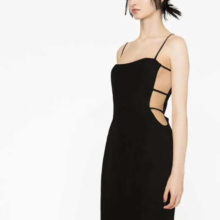 ST. AGNI Slip Dresses Women's Black-4
