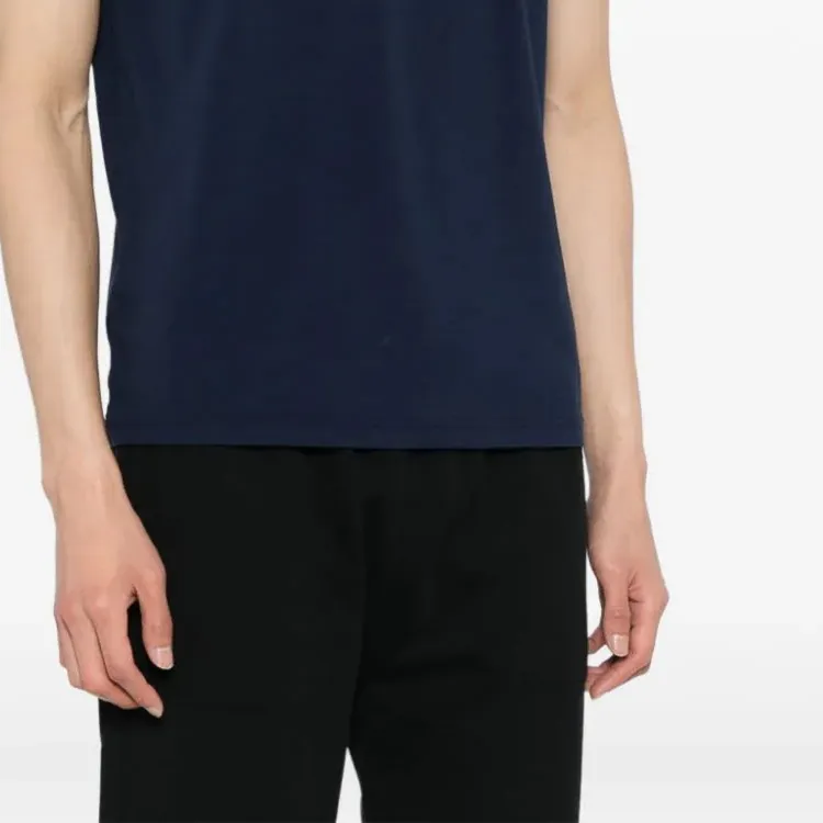 EMPORIO ARMANI EA7 SS24 Polo Shirt Men's Navy-4