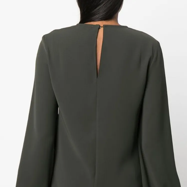 PAROSH T Shirt Women's Dark Green-4