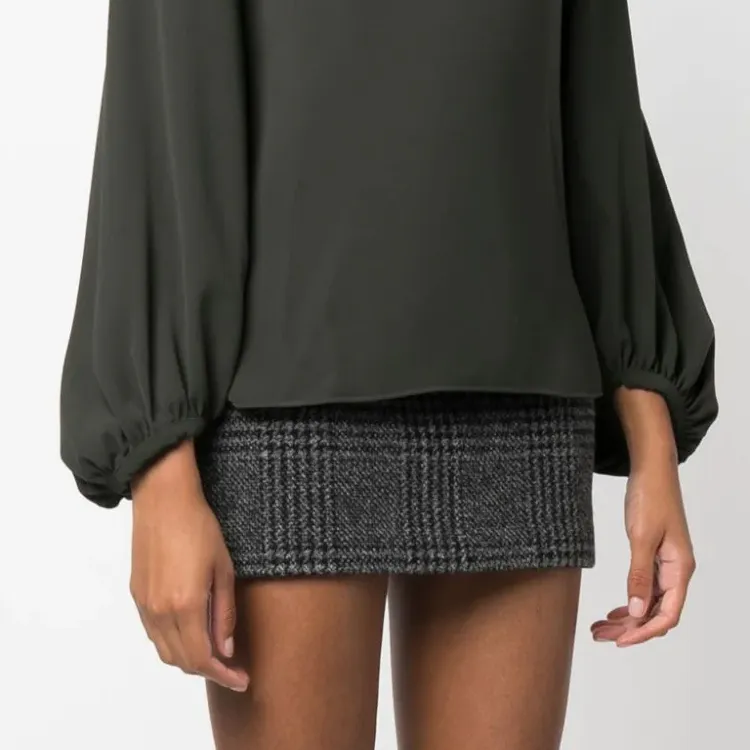 PAROSH T Shirt Women's Dark Green-3