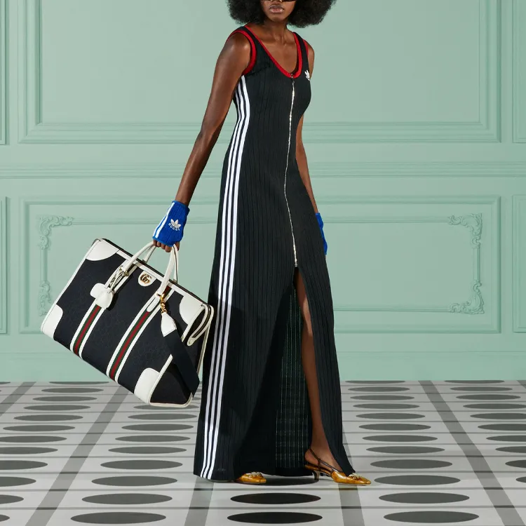 GUCCI X Adidas Jersey Dress Black-4