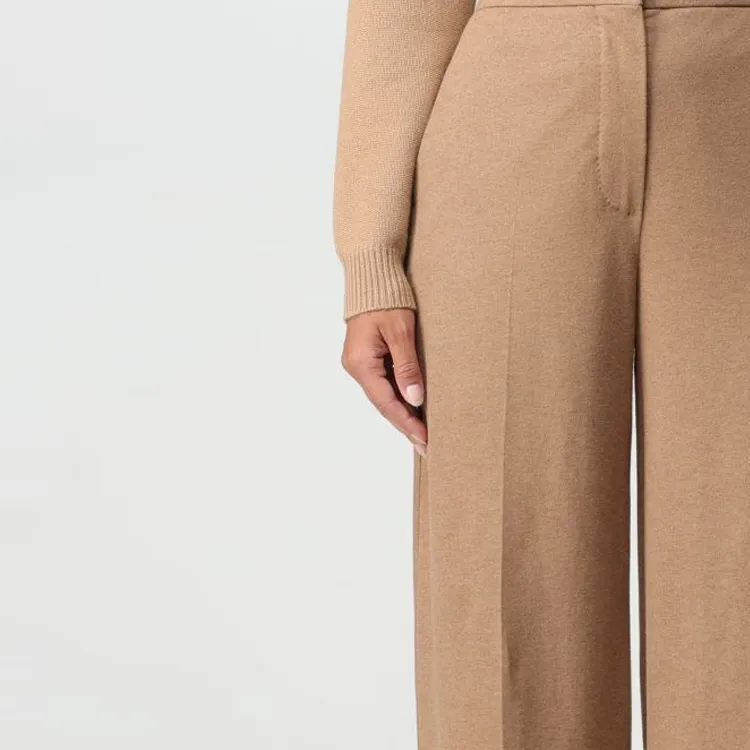 MaxMara High Waist Straight Leg Pants-3