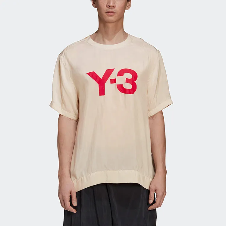 Y 3 T Shirts Unisex Khaki-4