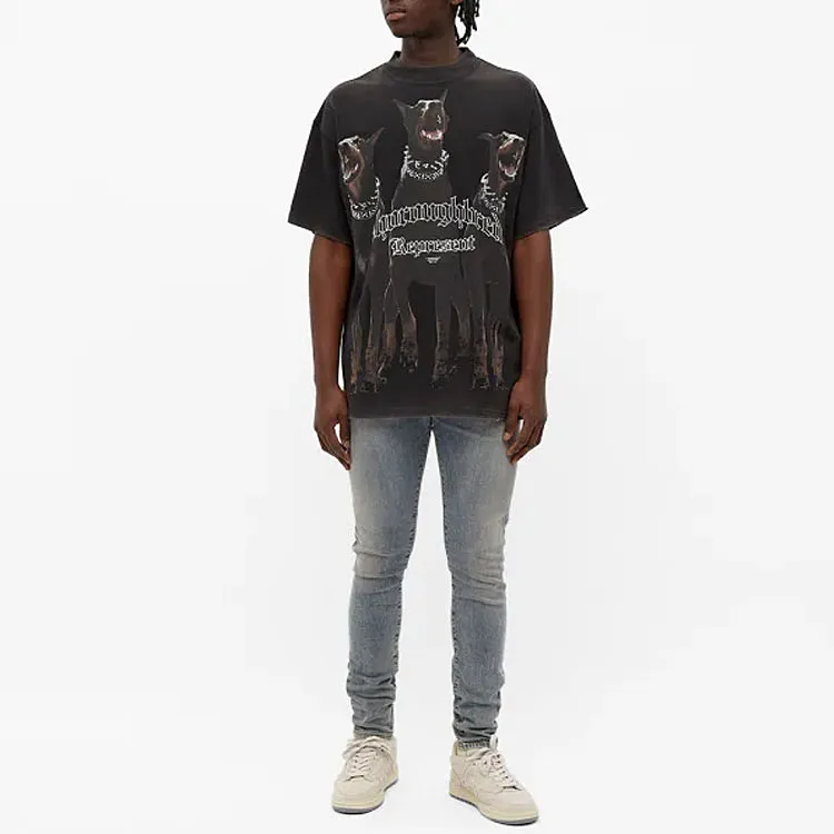 REPRESENT Thoroughbred T-Shirt Vintage Black-2