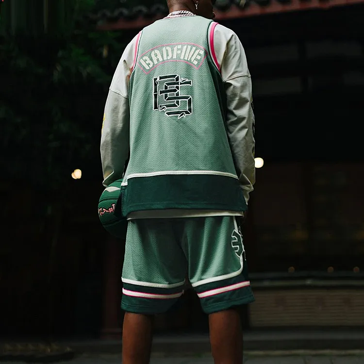 LiNing Sports Basketball Collection Basketball Shorts Men's Green-6