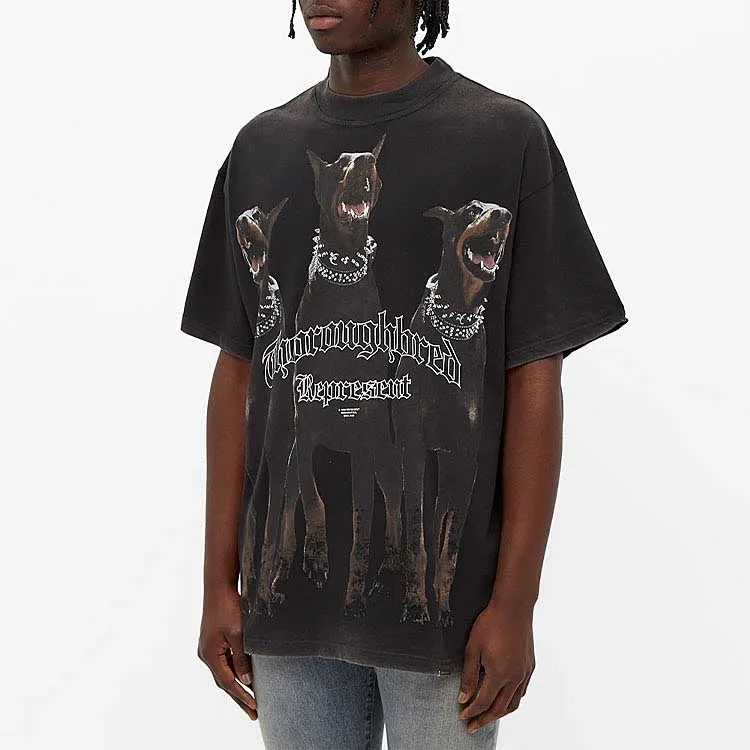 REPRESENT Thoroughbred T-Shirt Vintage Black-5