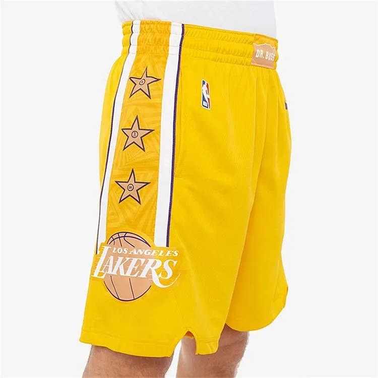Nike Basketball Shorts Men's Yellow-7
