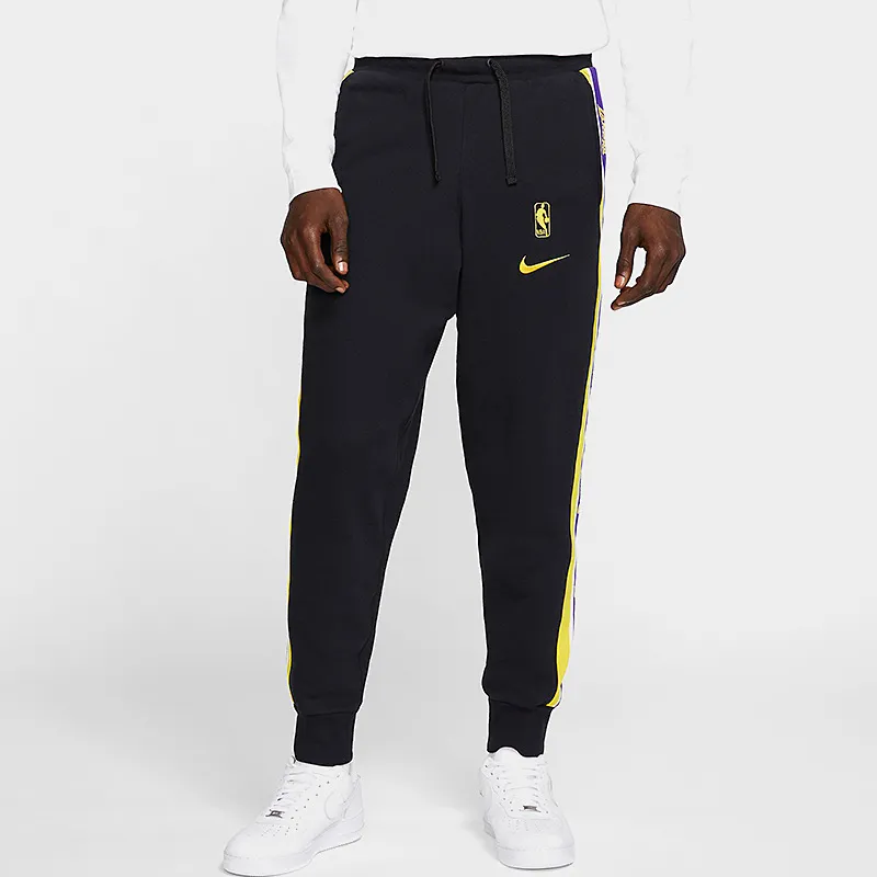 Nike Sports Pants Lakers Team Men's Black-3