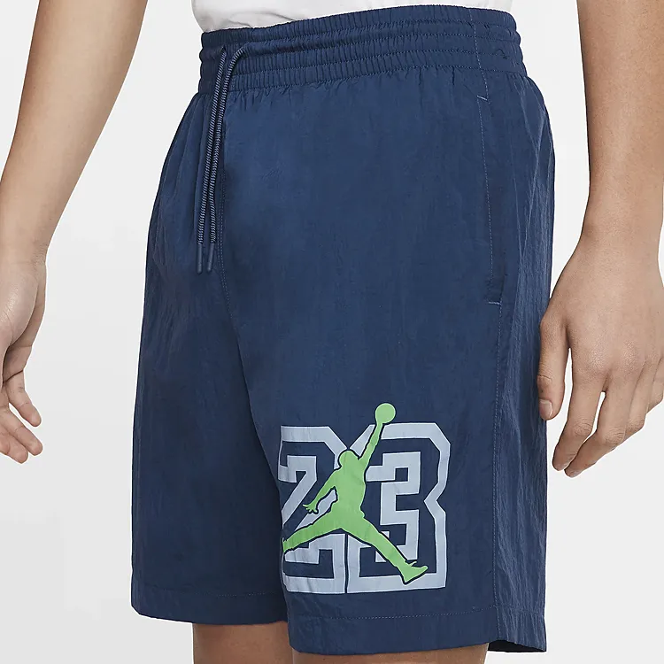 Jordan Mesh Casual Shorts Men Deep Sea Blue-3