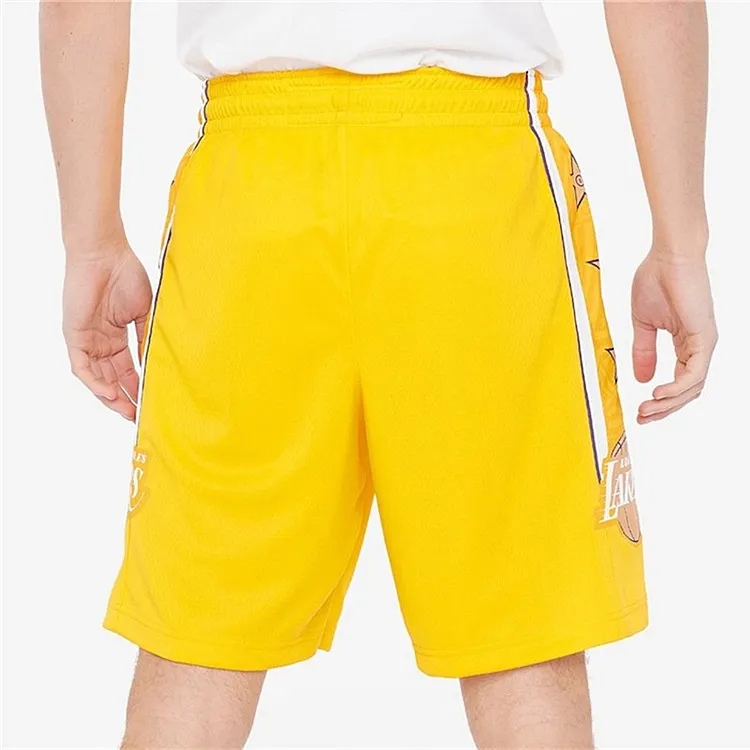 Nike Basketball Shorts Men's Yellow-6