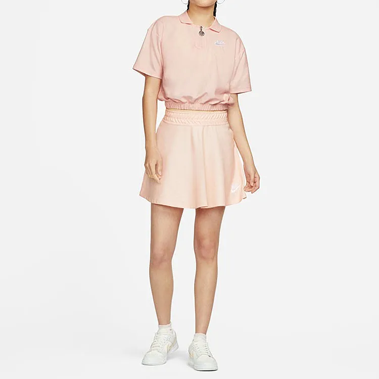 Nike Casual Short Skirts Women's Elegant Light Pink-3