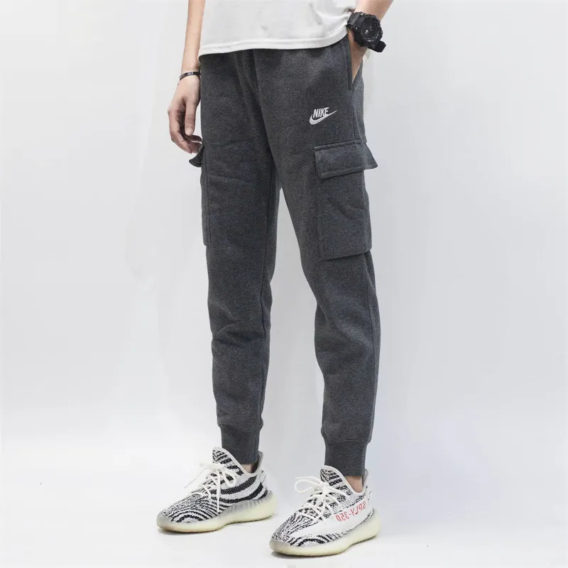 Nike Knitted Sweatpants Men's Dark Gray-2