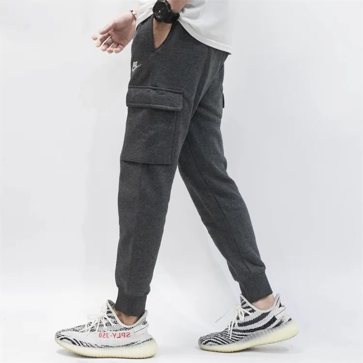 Nike Knitted Sweatpants Men's Dark Gray-3