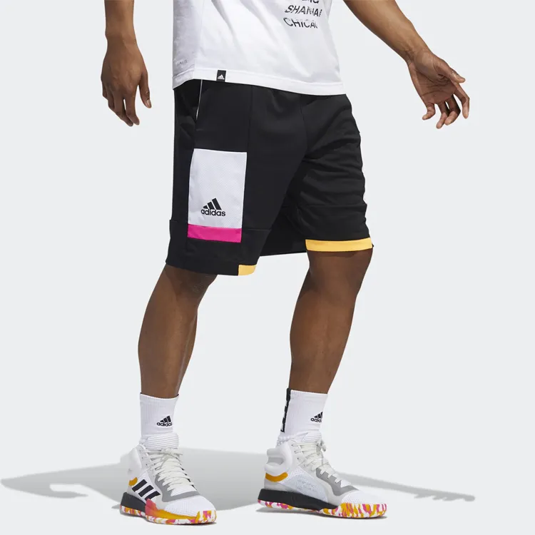 Adidas Basketball Shorts Men Black-3