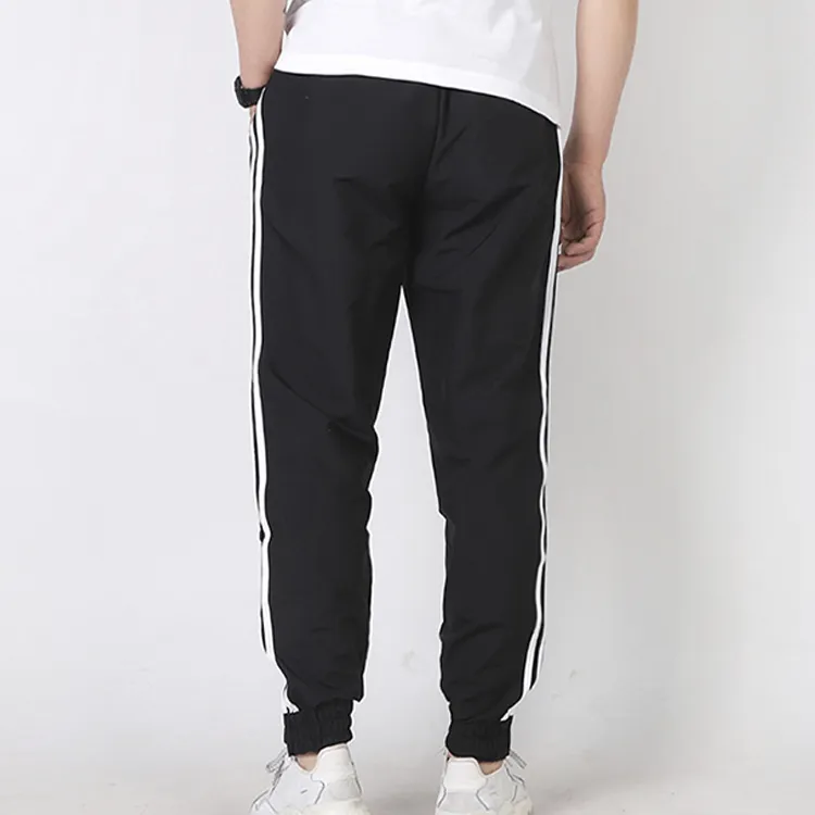 Adidas Knitted Sports Pants Men's Black-4