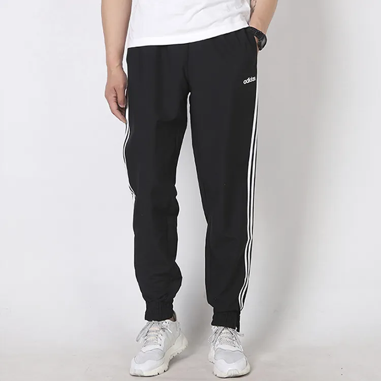 Adidas Knitted Sports Pants Men's Black-5