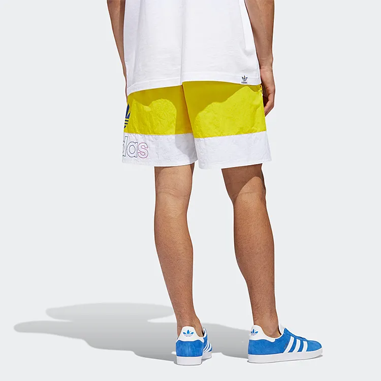Adidas Originals Sports Shorts Men Yellow-4