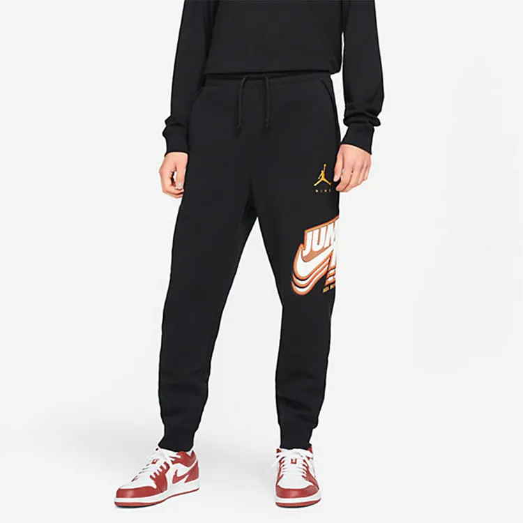 Jordan Knitted Sweatpants Men's Black-3