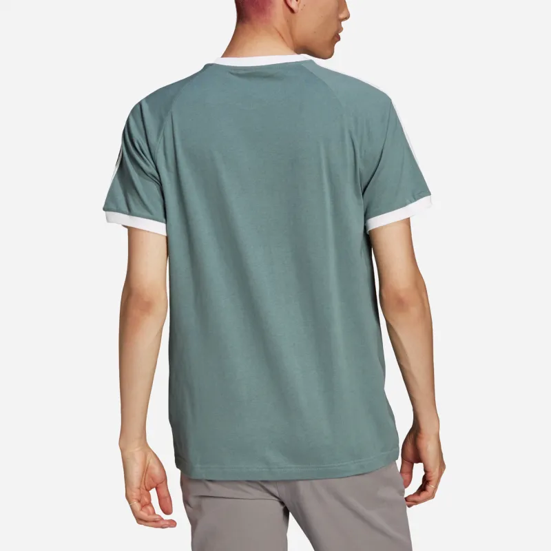 Adidas Originals 3 Stripes T Shirt Men's Emerald-4