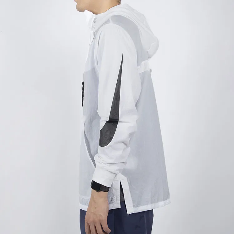 Nike Waterproof And Windproof Windbreaker Jacket Men's White-4