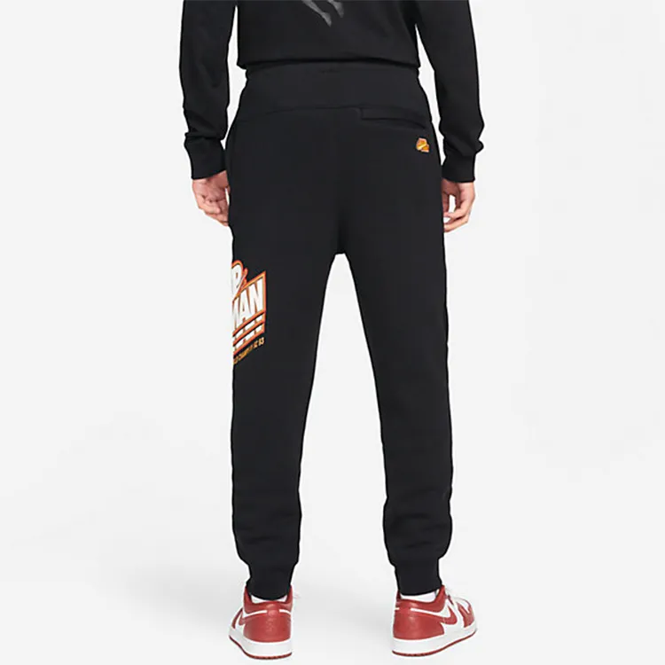 Jordan Knitted Sweatpants Men's Black-4