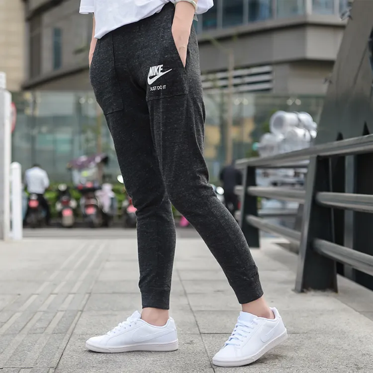Nike Knitted Sweatpants Women's Gray-5
