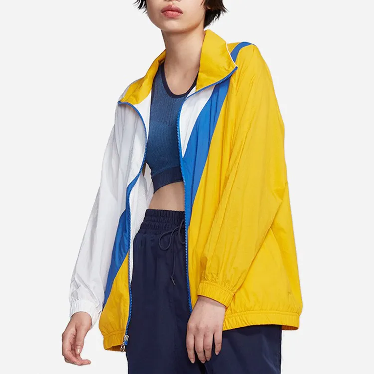 Nike Sportswear Woven Swoosh Jacket White/Blue/Yellow-2
