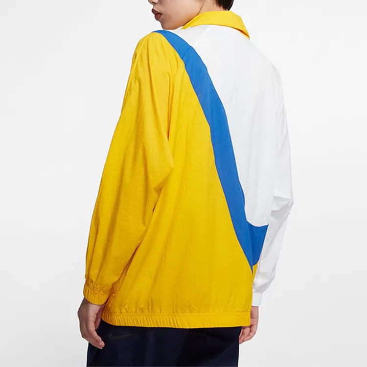 Nike Sportswear Woven Swoosh Jacket White/Blue/Yellow-3