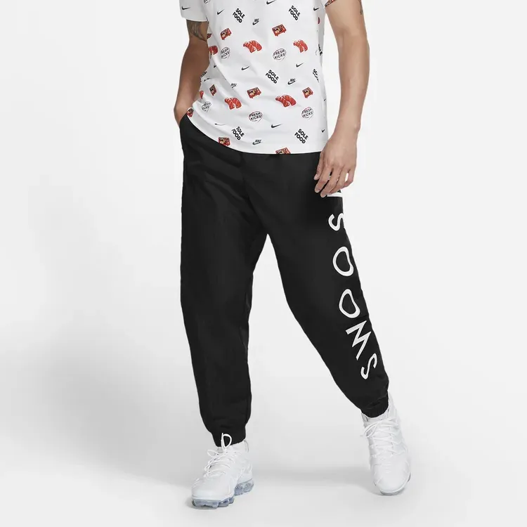 Nike Sports Pants Men Black-3