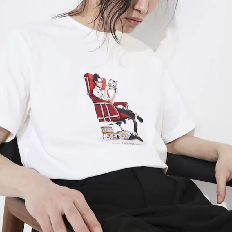 UNIQLO x JINJIDEJUREN LIANMINGKUAN T Shirt Men's White-3
