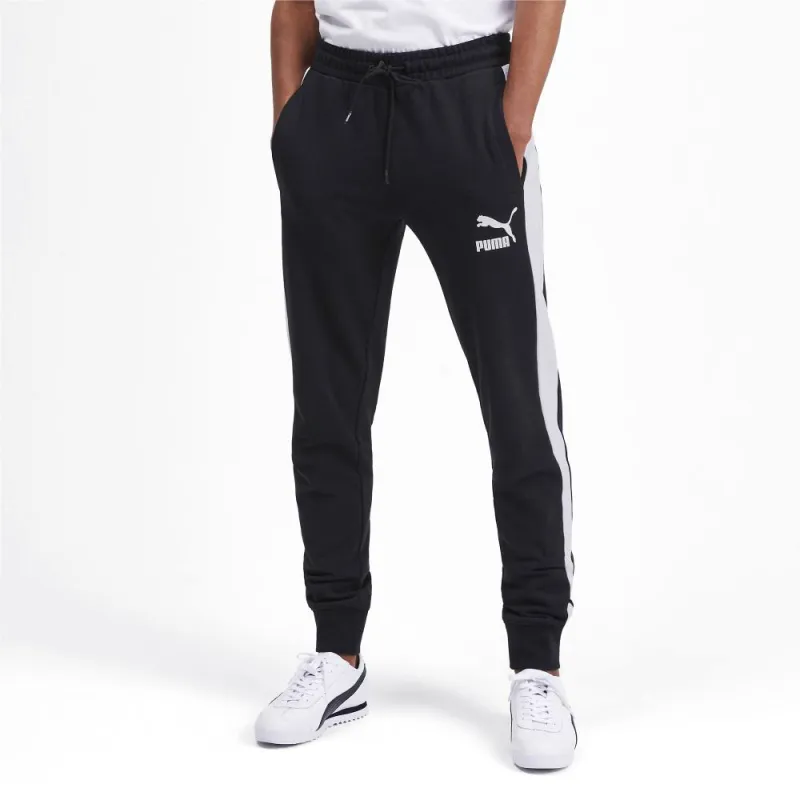 PUMA Knitted Sweatpants Men's Black-4